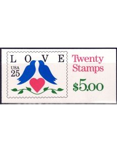 USA 1990 Esaltazione del concetto Amore LB MNH**