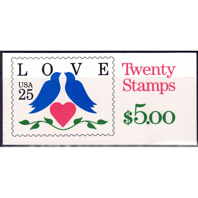 USA 1990 Exaltation of the concept of Love booklet MNH**