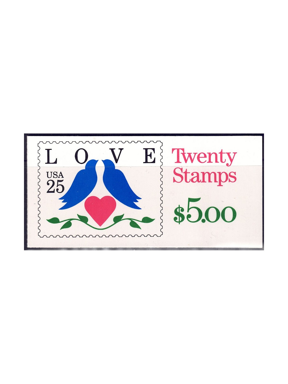 USA 1990 Esaltazione del concetto Amore LB MNH**