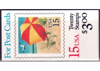 USA 1990 Umbrella booklet MNH**