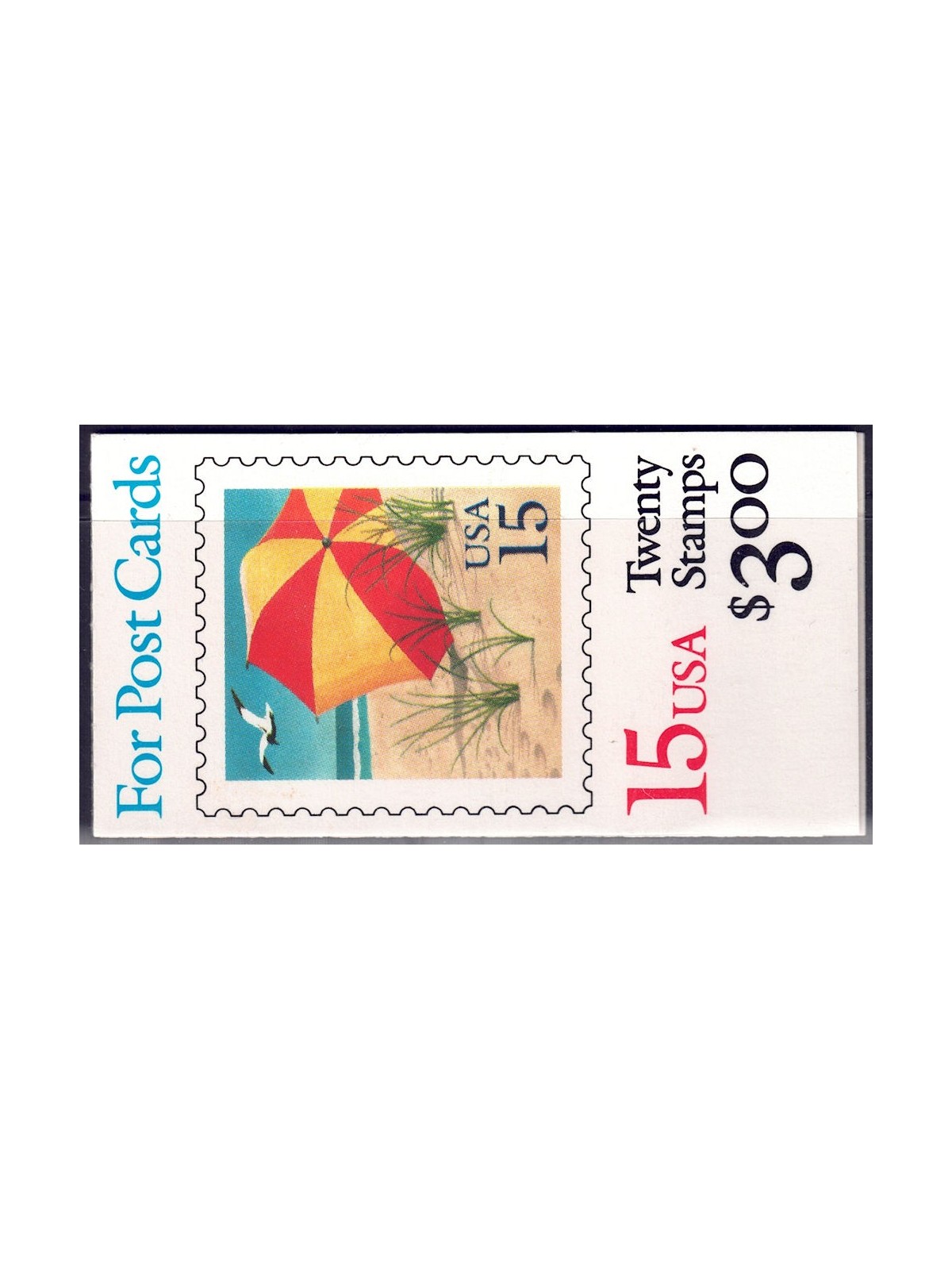USA 1990 Umbrella booklet MNH**