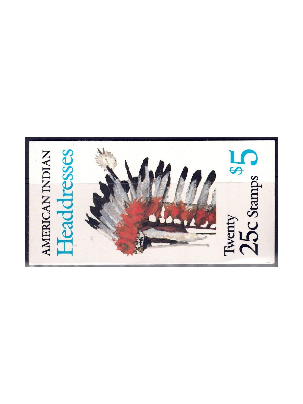USA 1990 Indian Headdresses booklet MNH**