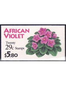 USA 1993 Violetta africana (copertina bianca) LB MNH**