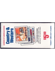 USA 1993 Country & Western booklet MNH**