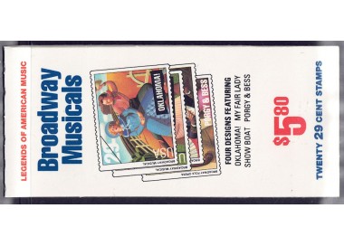 USA 1993 Broadway Musicals booklet MNH**