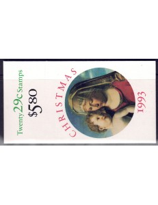 USA 1993 Christmas (Madonna) booklet MNH**