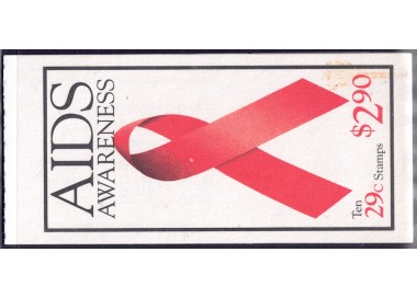 USA 1993 Fight against AIDS booklet MNH**