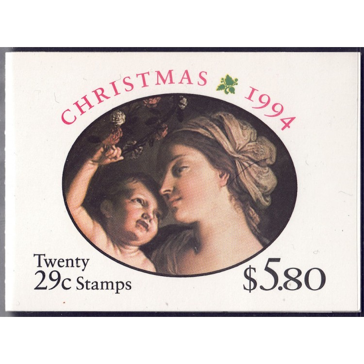 USA 1994 Christmas (Madonna) booklet MNH**