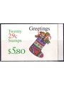 USA 1994 Christmas (Stocking) booklet MNH**