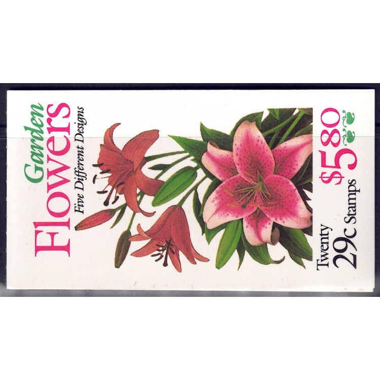 USA 1994 Garden Flowers booklet MNH**