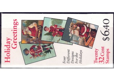 USA 1995 Christmas (Holiday Greetings) booklet MNH**