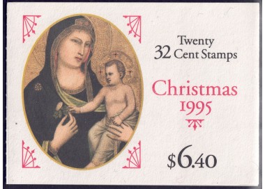 USA 1995 Christmas (Madonna) booklet MNH**