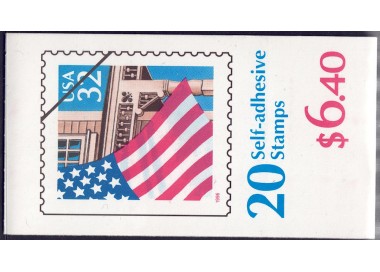 USA 1995 Flag and Portico (215) booklet MNH**