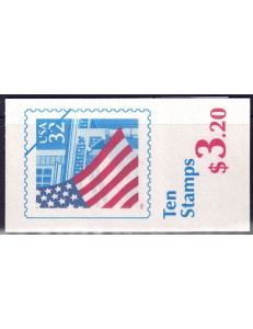USA 1995 Flag and Portico (214) booklet MNH**