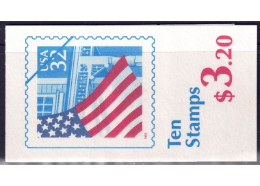 USA 1995 Flag and Portico (214) booklet MNH**