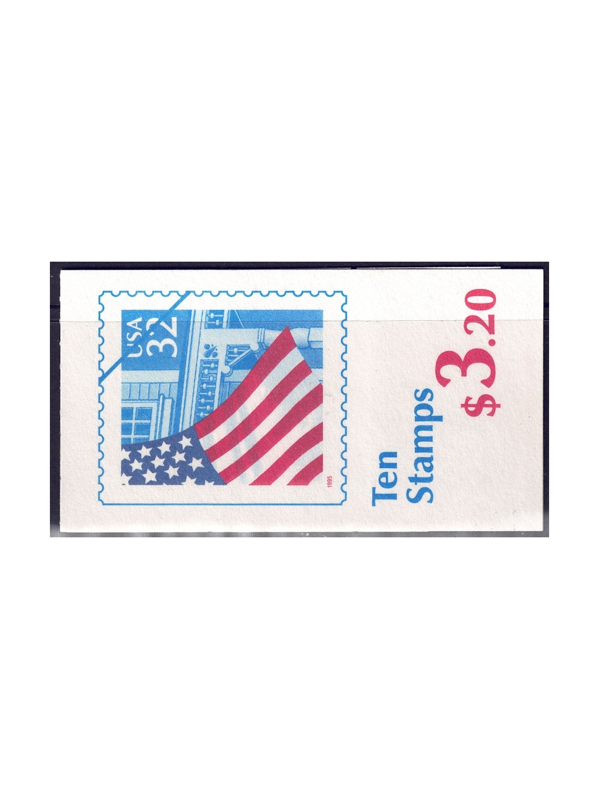 USA 1995 Flag and Portico (214) booklet MNH**