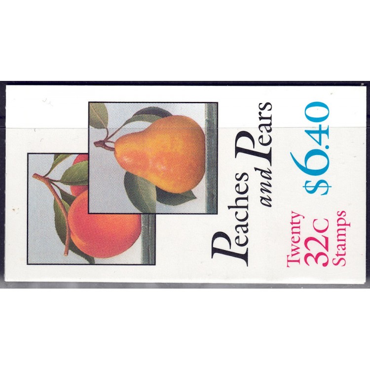 USA 1995 Fruits (Peach and Pear) booklet MNH**