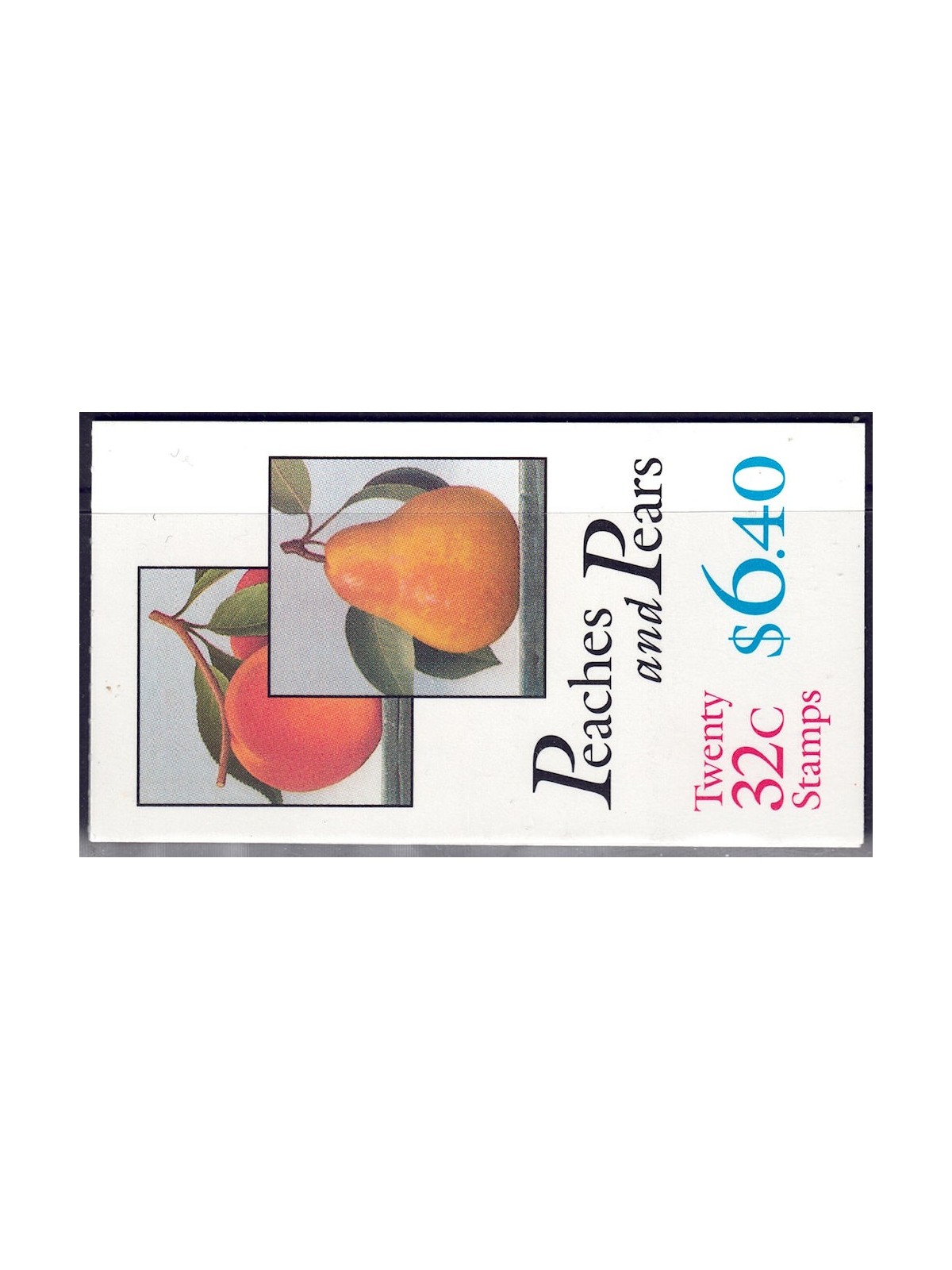USA 1995 Frutti (Pesca e Pera) LB MNH**