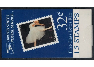 USA 1998 The Ballet booklet MNH**