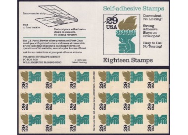 USA 1991 Fiaccola (Tipo Libretto) MF MNH**