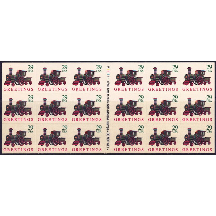 USA 1992 Natale (Locomotiva) MF MNH**