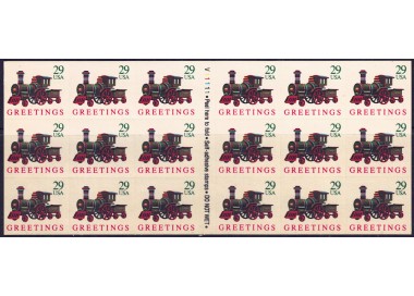 USA 1992 Christmas (Locomotive) m/s MNH**