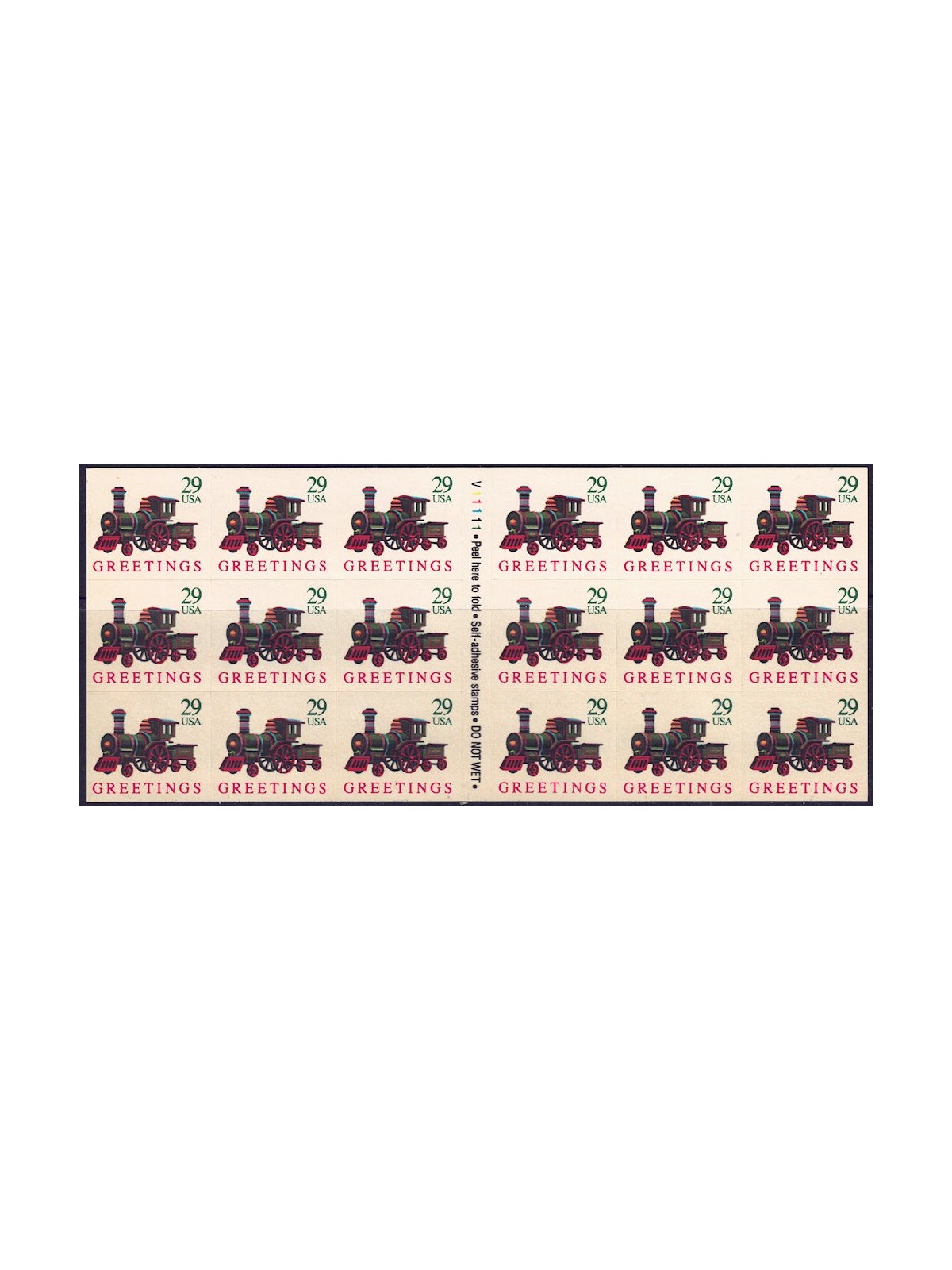 USA 1992 Christmas (Locomotive) m/s MNH**