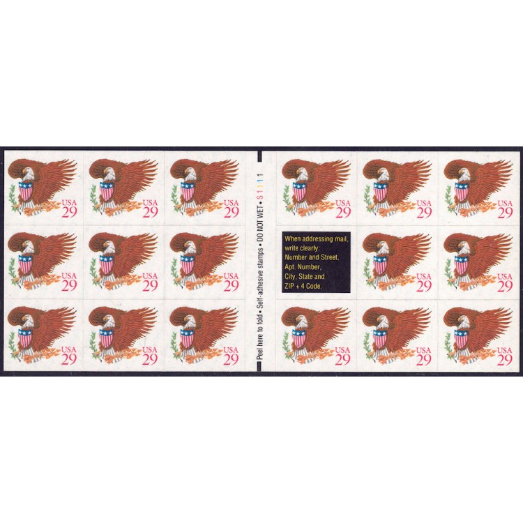 USA 1992 Eagle and Coat of Arms (Red) m/s MNH**