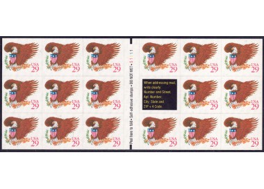 USA 1992 Eagle and Coat of Arms (Red) m/s MNH**