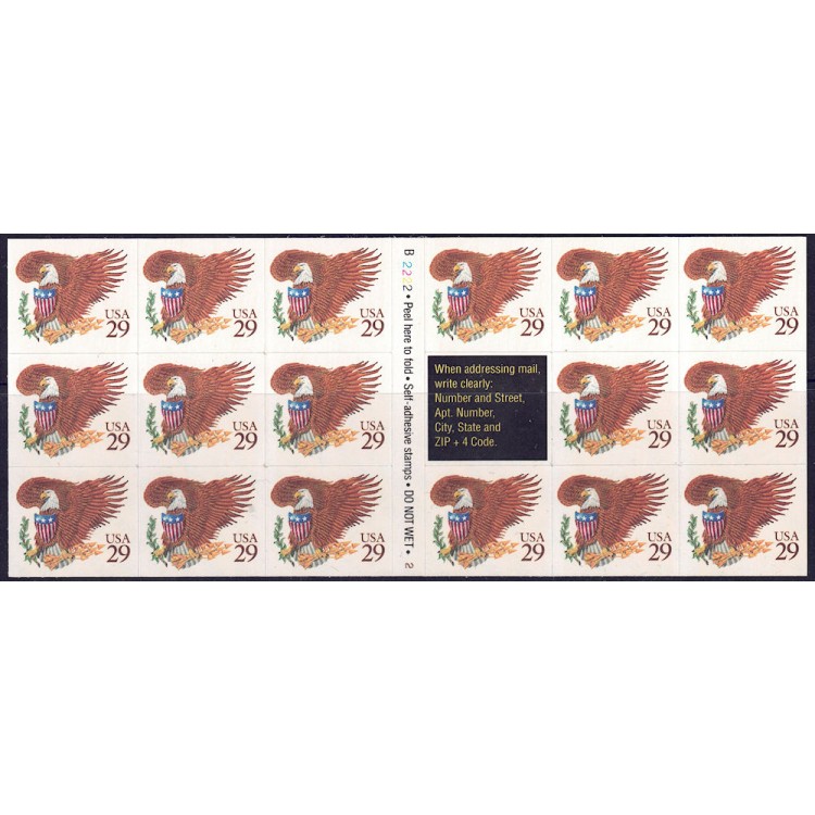 USA 1992 Aquila e Stemma (Bruno-Giallo) MF MNH**