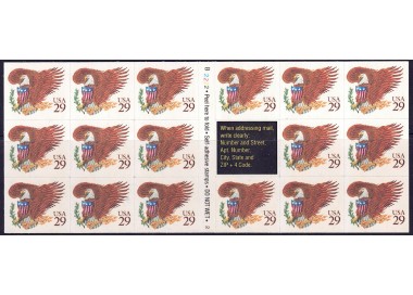 USA 1992 Aquila e Stemma (Bruno-Giallo) MF MNH**