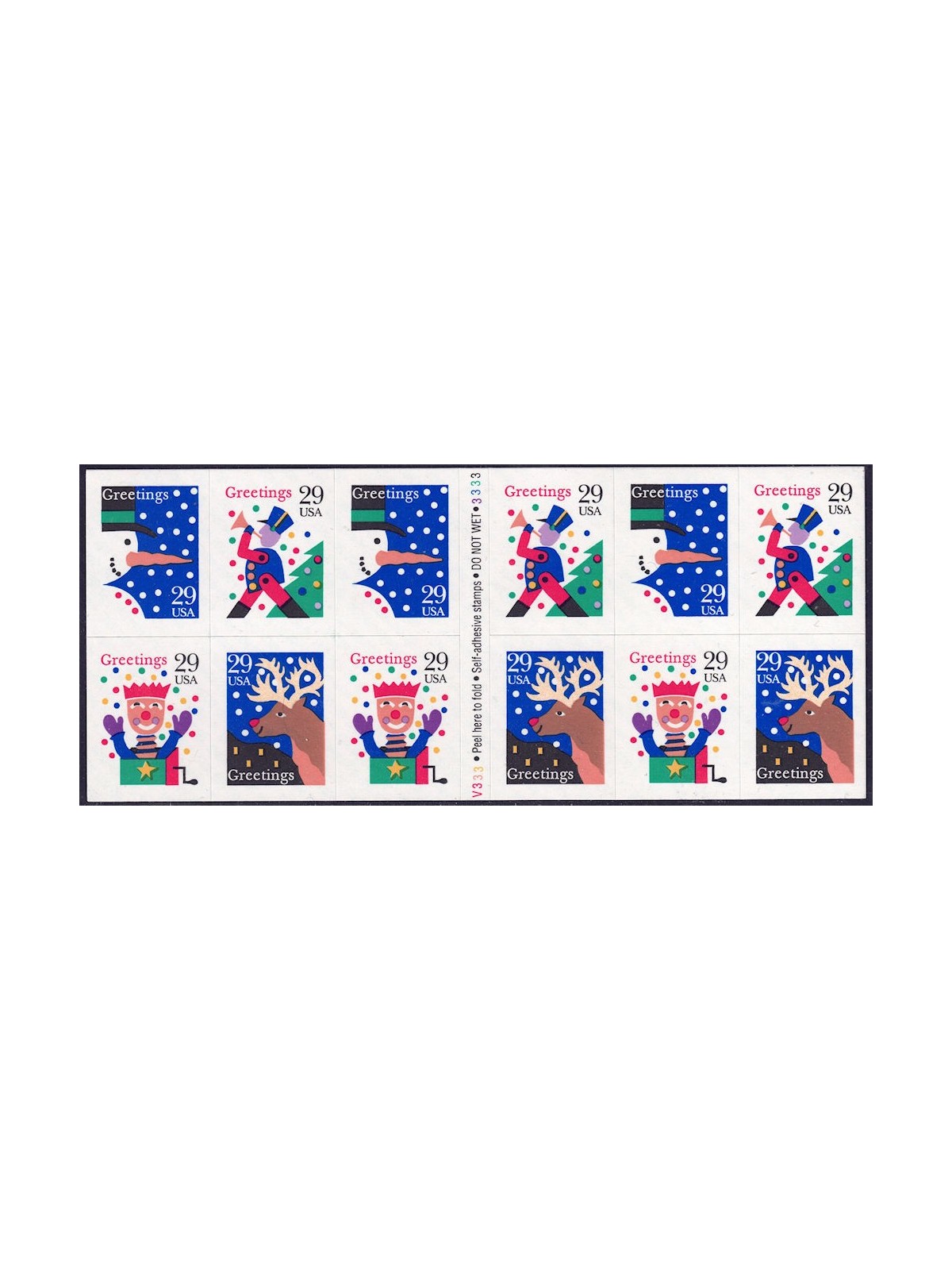 USA 1993 Christmas m/s MNH**