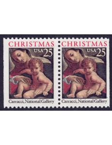 USA 1989 Natale (Madonna) □ vert. 2v MNH**
