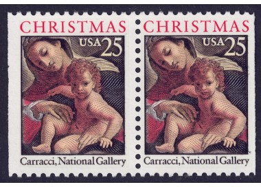 USA 1989 Natale (Madonna) □ vert. 2v MNH**