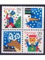 USA 1993 Christmas (from booklet) 4v MNH**
