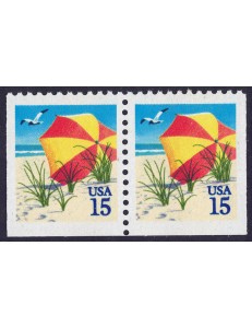 USA 1990 Umbrella (□ adjacent sides) 2v MNH**