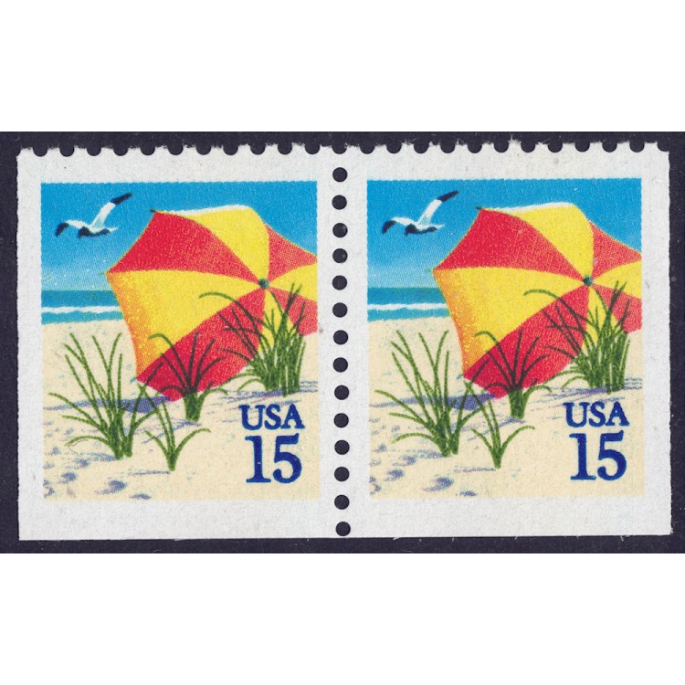 USA 1990 Umbrella (□ adjacent sides) 2v MNH**