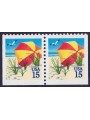 USA 1990 Umbrella (□ adjacent sides) 2v MNH**