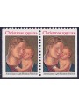 USA 1991 Christmas (Madonna) □ adjacent sides 2v MNH**