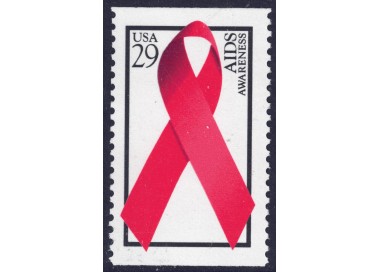 USA 1993 Fight against AIDS (□ horizz.) MNH**