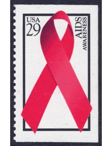 USA 1993 Fight against AIDS (□ adjacent sides) MNH**