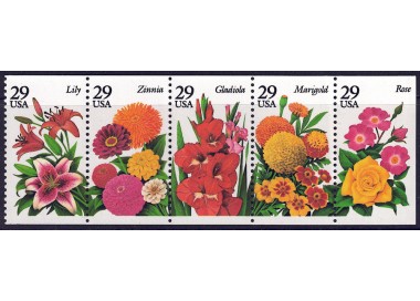 USA 1994 Fiori di giardino 5v MNH**
