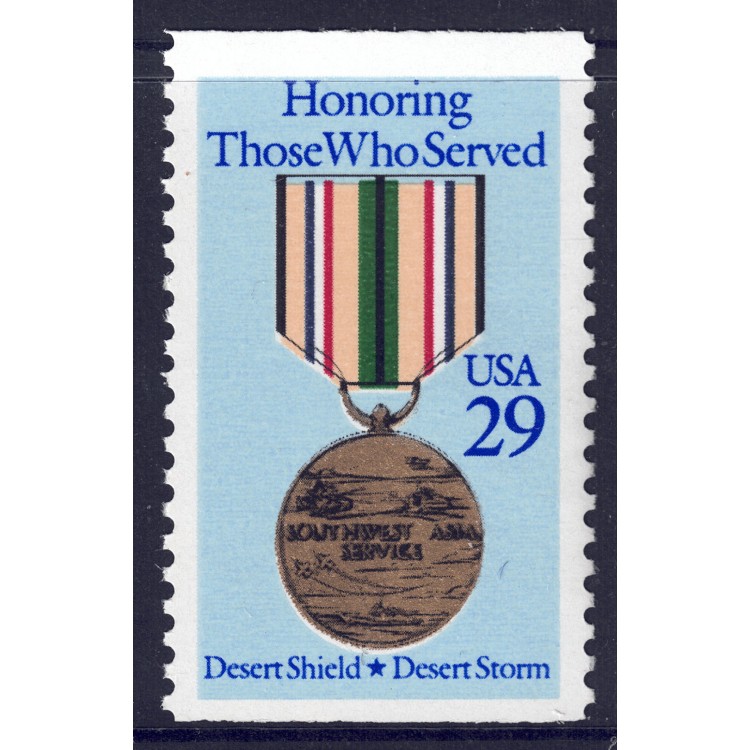 USA 1991 Commemorative Medal (from booklet) MNH**