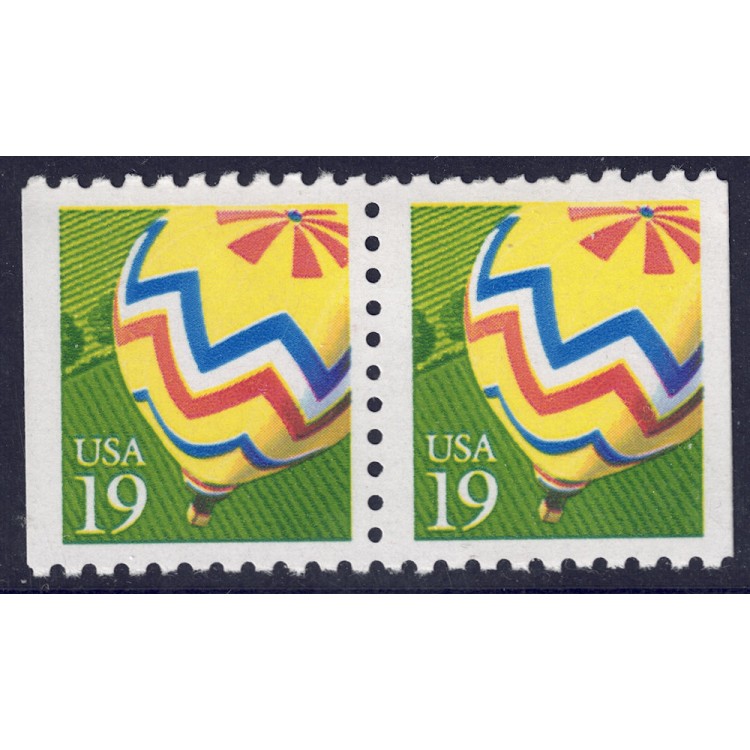 USA 1991 Mongolfiera (□ vert.) 2v MNH**