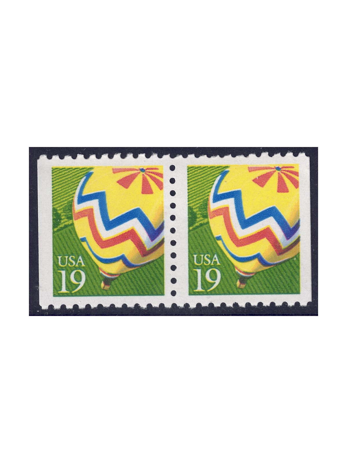 USA 1991 Hot Air Balloon (□ vert.) 2v MNH**