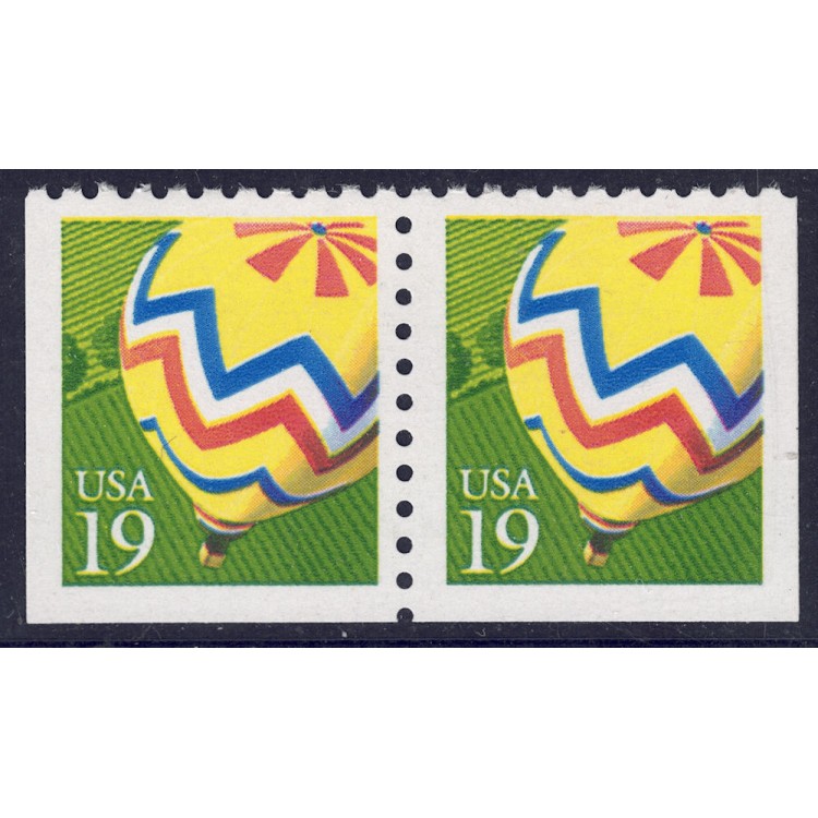 USA 1991 Mongolfiera (□ lati contigui) 2v MNH**