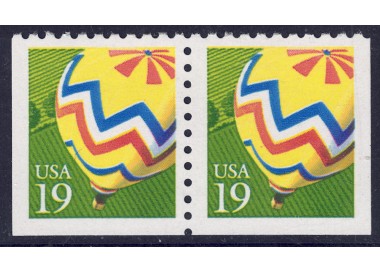 USA 1991 Mongolfiera (□ lati contigui) 2v MNH**
