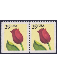USA 1991 Tulipano (□ lati contigui) 2v MNH**