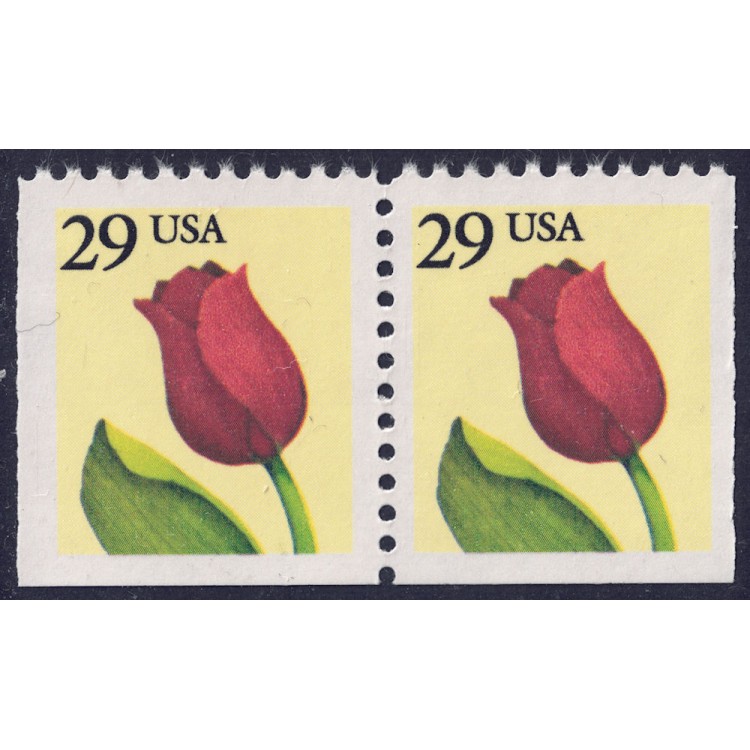 USA 1991 Tulipano (□ lati contigui) 2v MNH**