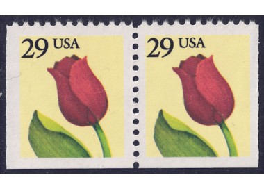 USA 1991 Tulip (□ adjacent sides) 2v MNH**